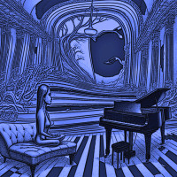 Relaxing Rain Piano mit Synth (ID 2172)
